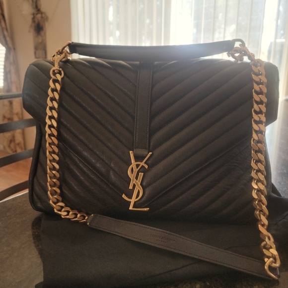 Yves Saint Laurent Handbags - Saint lourn college large bag